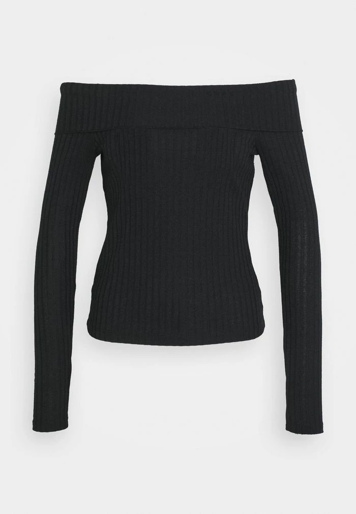 T-Shirt ANNA FIELD Anna Field Long Sleeved Top Noir Femme | YXE-6078420